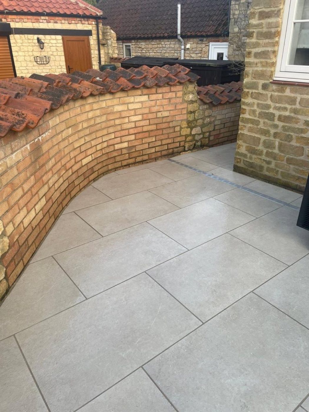 Bright clean patio
