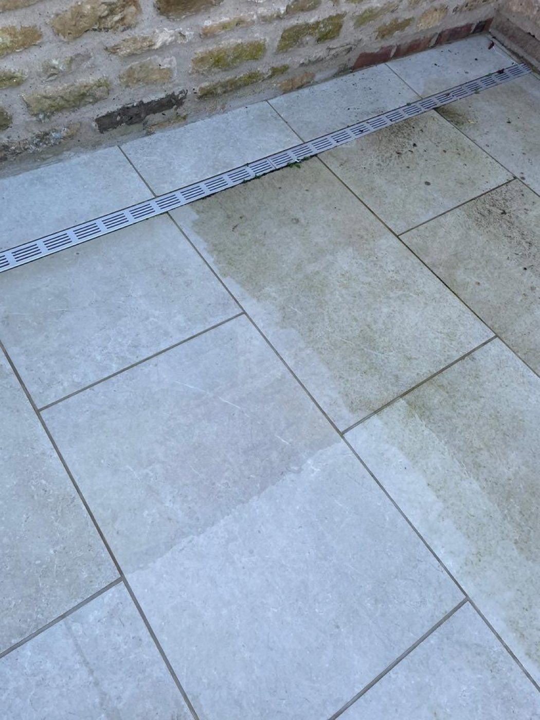 Clean paved area
